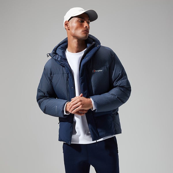 Men's Sabber Down Hooded Jacket in Dark Blue Berghaus