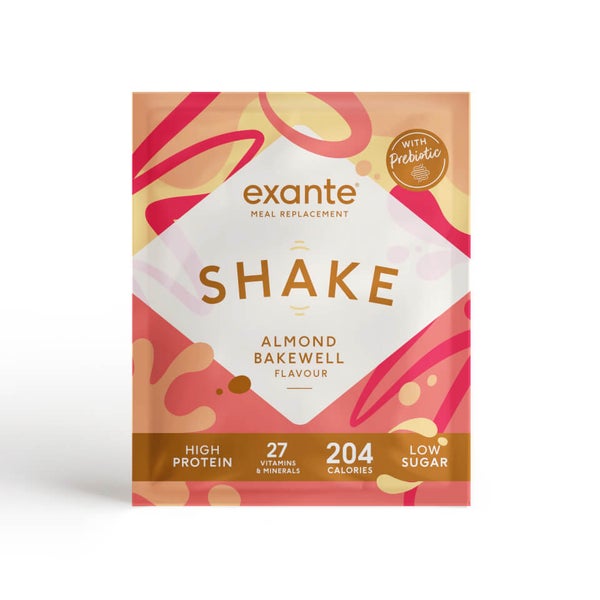 Almond Bakewell Flavour Low Sugar Meal Replacement Shake Exante UK
