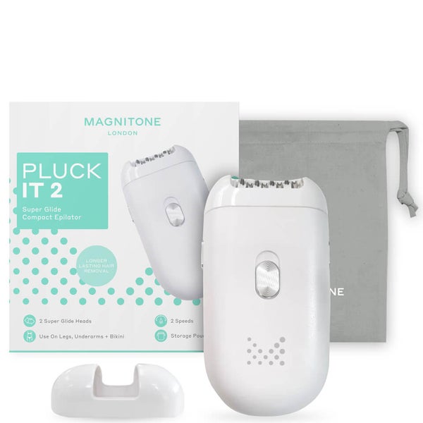 MAGNITONE London PluckIt2 2in1 Super Glide Compact Epilator