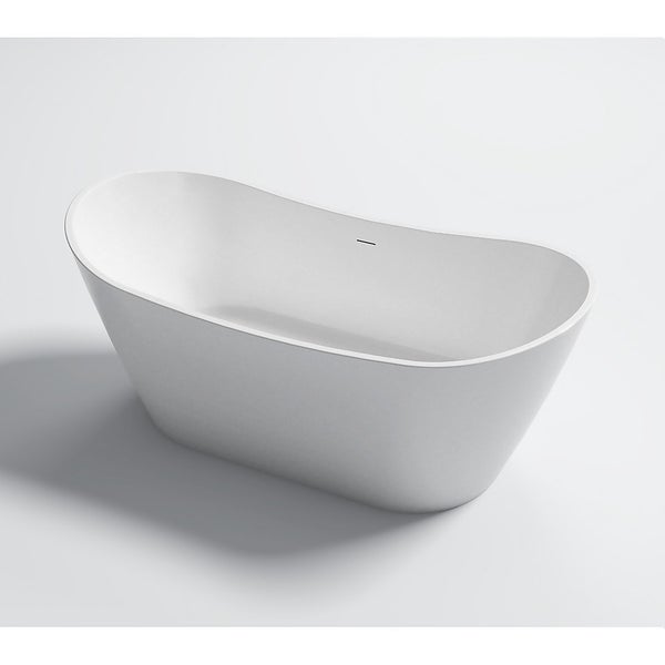 Pure Freestanding Bath 1700mm x 800mm Mat White Homebase