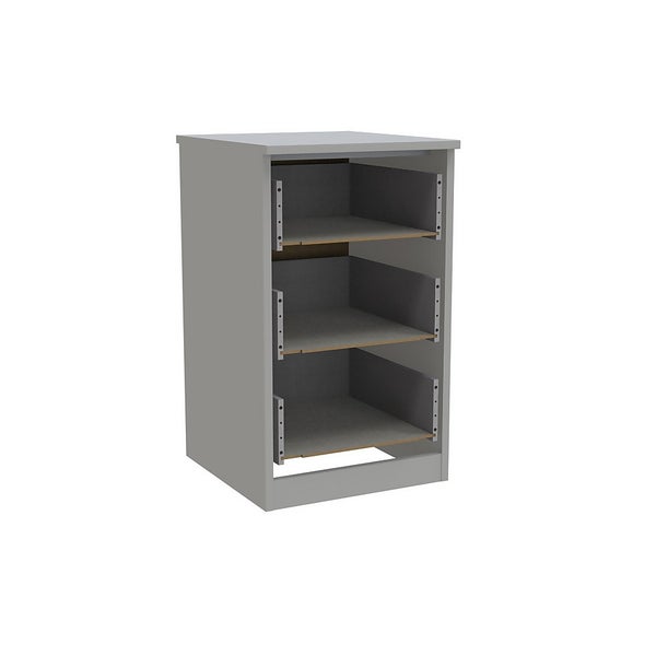 House Beautiful Realm Narrow Chest of Drawers Carcass Grey Shaker