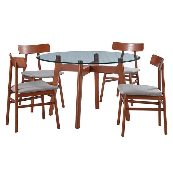 Baxter Dining Table and 4 Chairs Homebase
