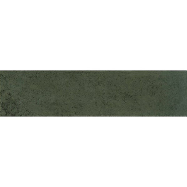 House Beautiful Aurelia Reactive Glaze Sage Ceramic Wall Tile (Sample