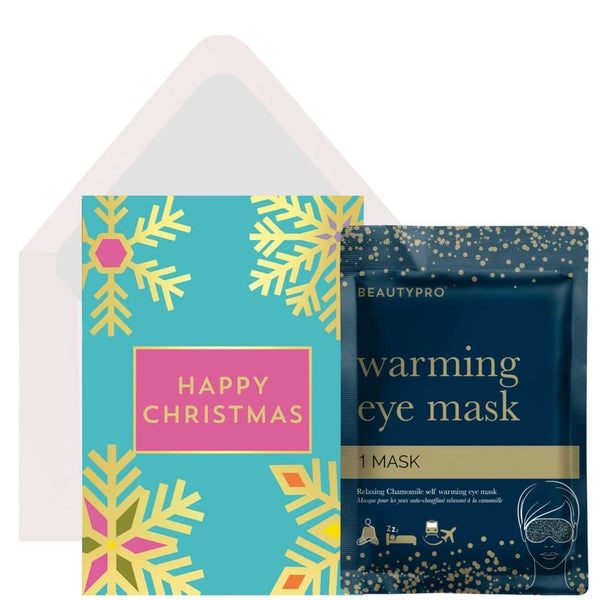 BeautyPro Christmask Card with Warming Eye Mask LOOKFANTASTIC