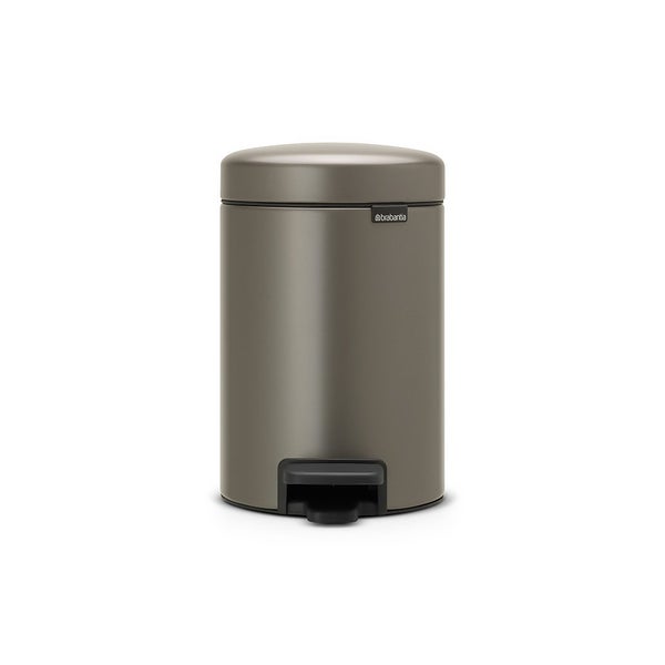 NewIcon Pedal Bin 3L Platinum Homebase