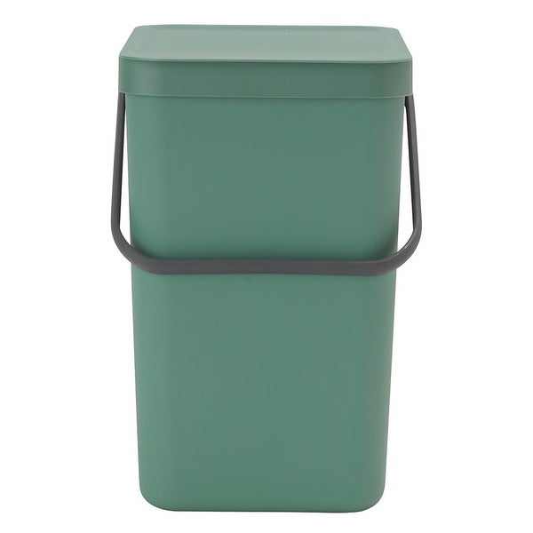 Sort & Go Waste Bin 25L Fir Green Homebase