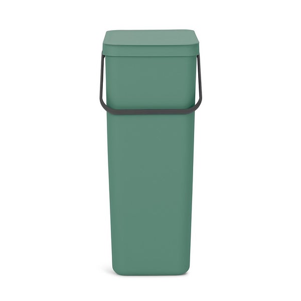 Sort & Go Recycle Bin 40L Green Homebase