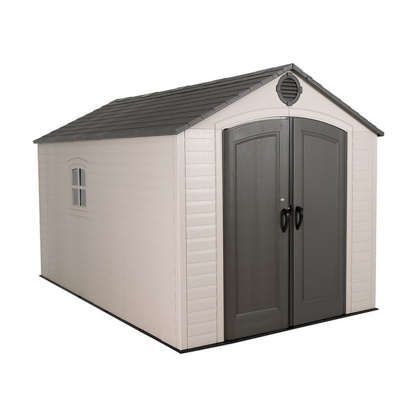 Lifetime 8x 12.5ft Plastic Outdoor Storage Shed Installation Included
