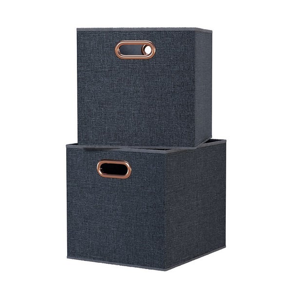 Clever Cube Fabric Insert Set of 2 Woven Marine Homebase