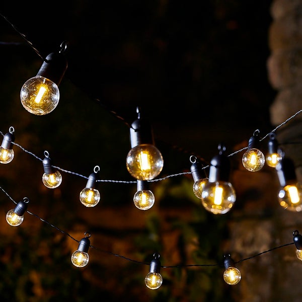 Homebase Edit 40 Festoon Solar Lights Homebase