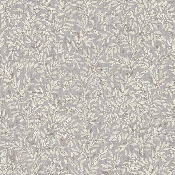 Next Ditsy Leaf Grey Wallpaper Homebase