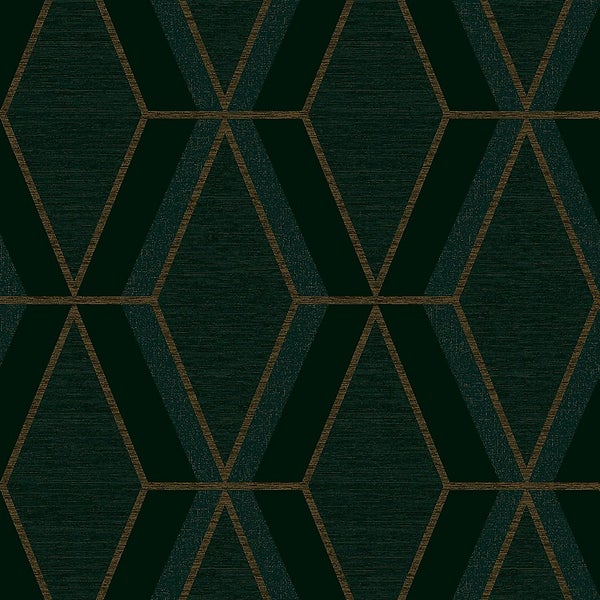Next Optical Triangle Green Wallpaper Homebase
