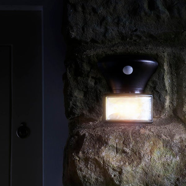 Homebase Edit 6 LED PIR Solar Wall Light Homebase