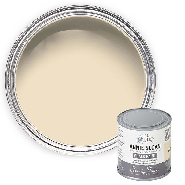 Annie Sloan Cream Chalk Paint 120ml Homebase