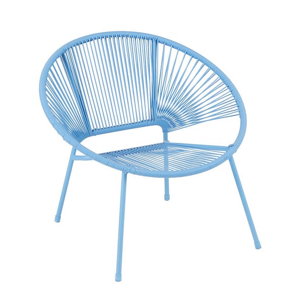 Acapulco Adult Garden Chair Blue Homebase