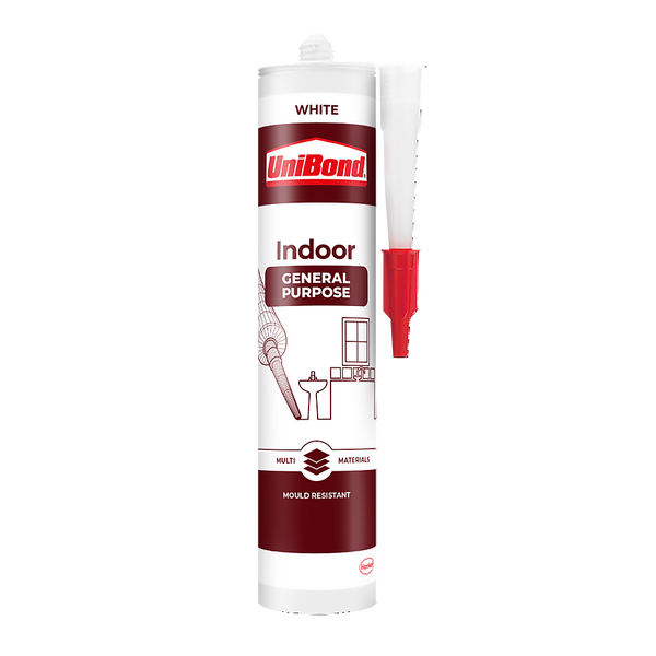 UniBond General Purpose Silicone Sealant White Homebase