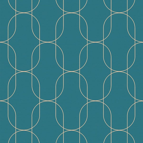 Superfresco Colours Eternity Teal Wallpaper Homebase