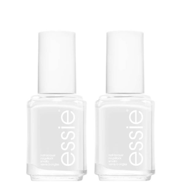 Essie White Nail Polish, Shade Blanc, Duo Set LOOKFANTASTIC