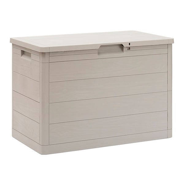 Toomax Garden Storage Box 160L Warm Grey Homebase