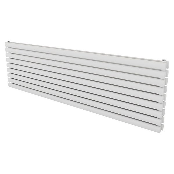 Eden Duplex Horizontal Designer Radiator 526x1800 White Homebase