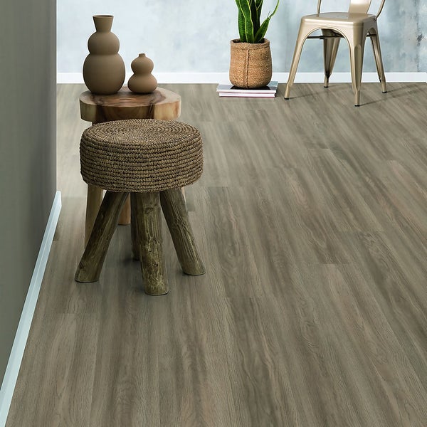 EGGER HOME Light Grey Bolton Oak 8mm Aqua+ Laminate Flooring Homebase