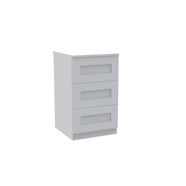 House Beautiful Realm Narrow Chest of Drawers White Shaker (W)450mm x