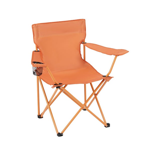 Folding Camping Chair Yellow Homebase