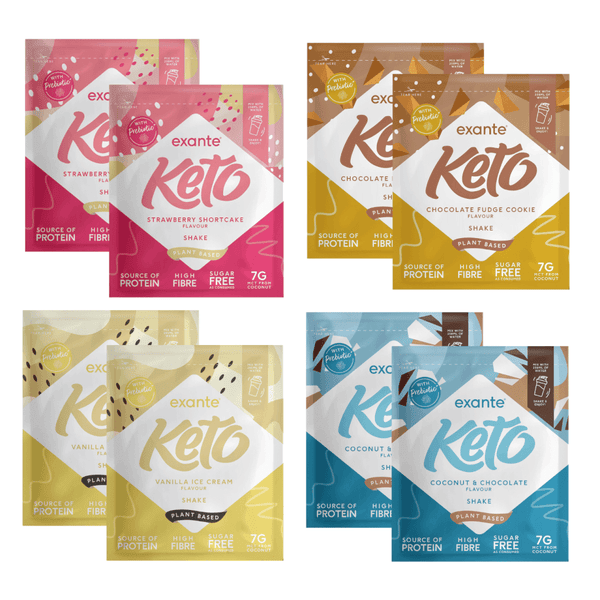 Prebiotic Keto Shake Sample Bundle Exante UK
