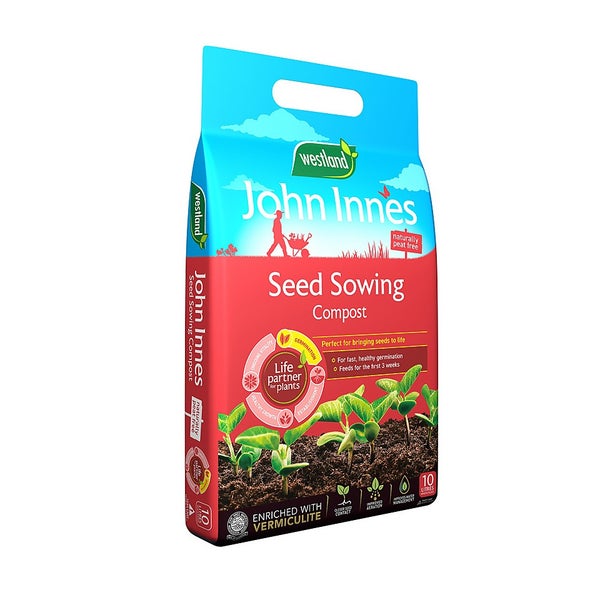 Westland John Innes Peat Free Seed Sowing Compost 10L Homebase