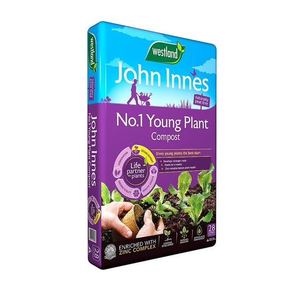 Westland John Innes Peat Free No.1 Young Plant Compost 28L Homebase