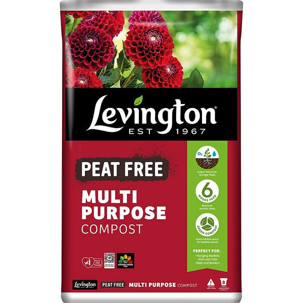 Levington Peat Free Multi Purpose Compost 40l Homebase