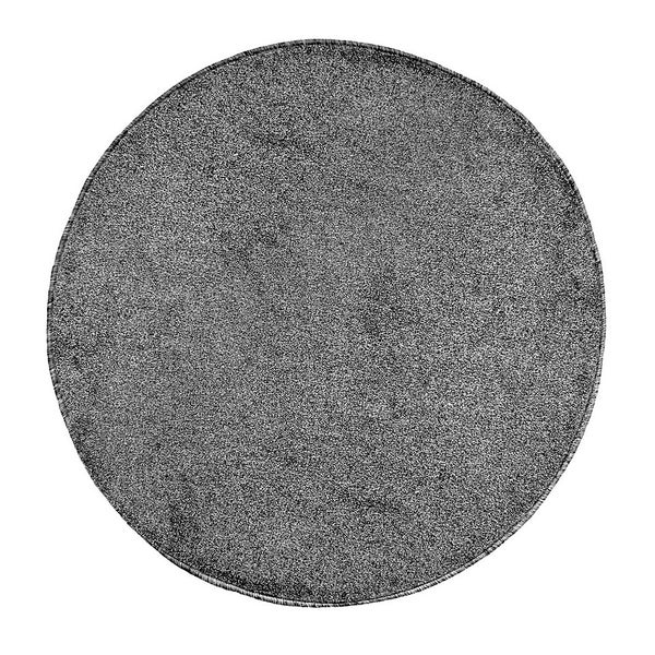 Relay Circular Rug Dark Grey 133cm Homebase