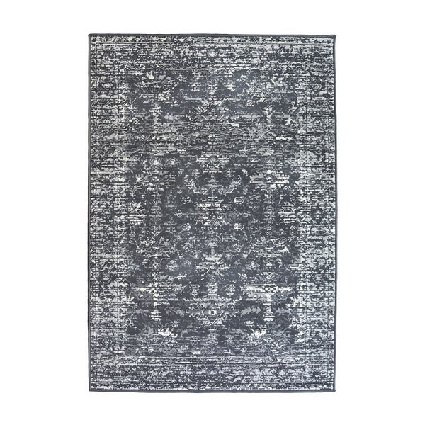 Traditional Rug Charcoal 160x230cm Homebase