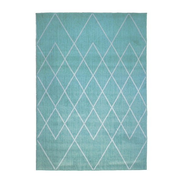 Maestro Berber Rug Teal 160x230cm Homebase