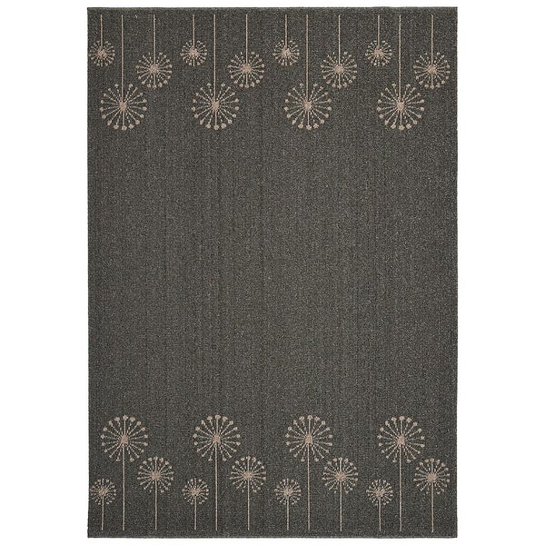 Geneva Washable Rug Lead & Sand 80x140cm Homebase