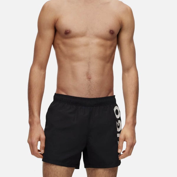 HUGO Swimwear Abas Logo Nylon Swimming Shorts | TheHut.com