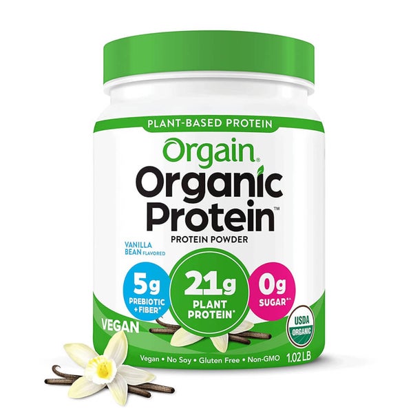 Orgain Organic Plant Protein Powder Vanilla Bean 462g Every Health