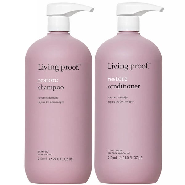 Living Proof Restore Shampoo and Conditioner Jumbo Duo LOOKFANTASTIC
