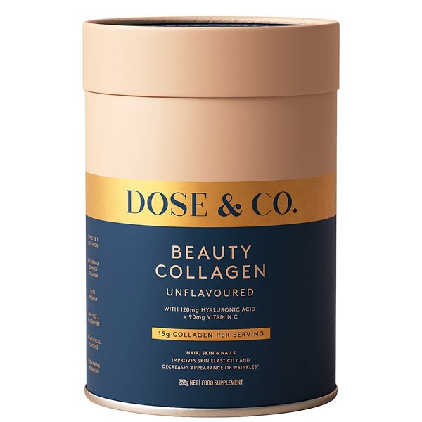 Dose & Co Beauty Collagen with Hyaluronic Acid and Vitamin C Powder
