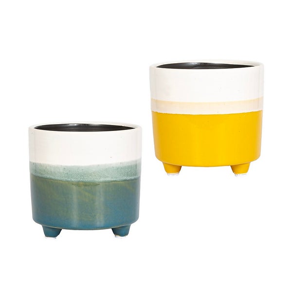 Two Tone Ombre Indoor Plant Pot 12cm Homebase