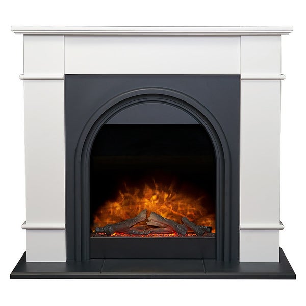 Adam Chesterfield Electric Fireplace Suite with Flat to Wall Fitting in
