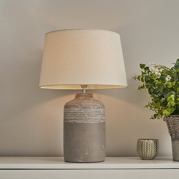 Whitby Stoneware Table Lamp Homebase