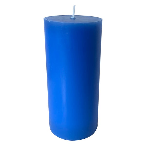 Biteshield Citronella Pillar Candle Blue Homebase