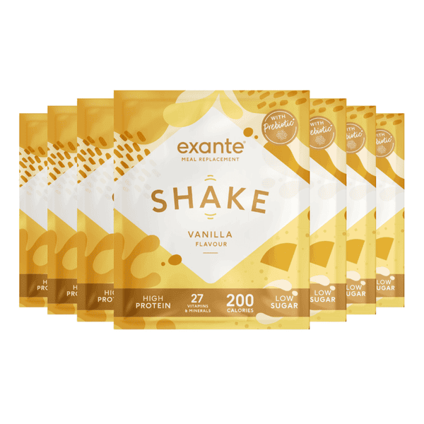 Vanilla Flavour Low Sugar Meal Replacement Shake (Box of 7) Exante UK