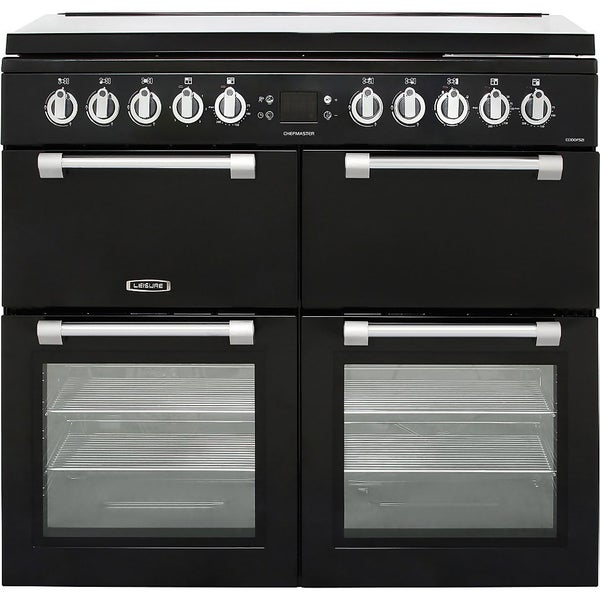 Leisure Chefmaster CC100F521K 100cm Dual Fuel Range Cooker Black