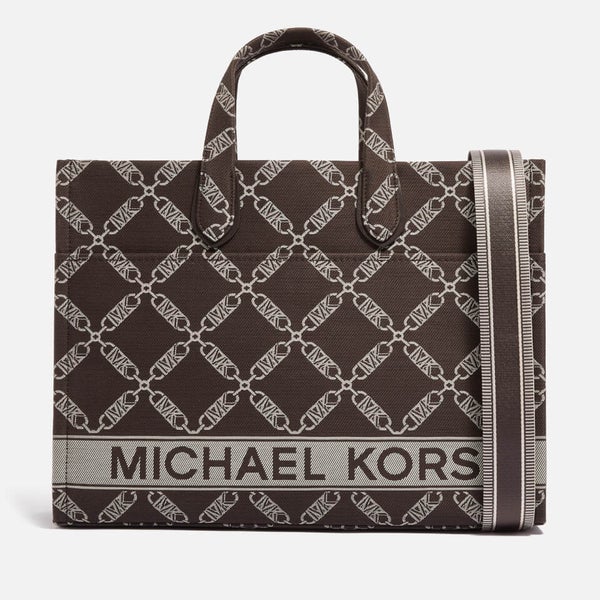 MICHAEL Michael Kors GIGI Monogram Jacquard Tote Bag | TheHut.com