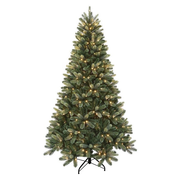7ft Oregon Spruce Prelit Artificial Christmas Tree Homebase
