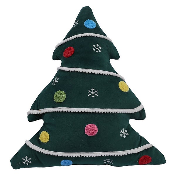 Christmas Tree Shaped Cushion Homebase