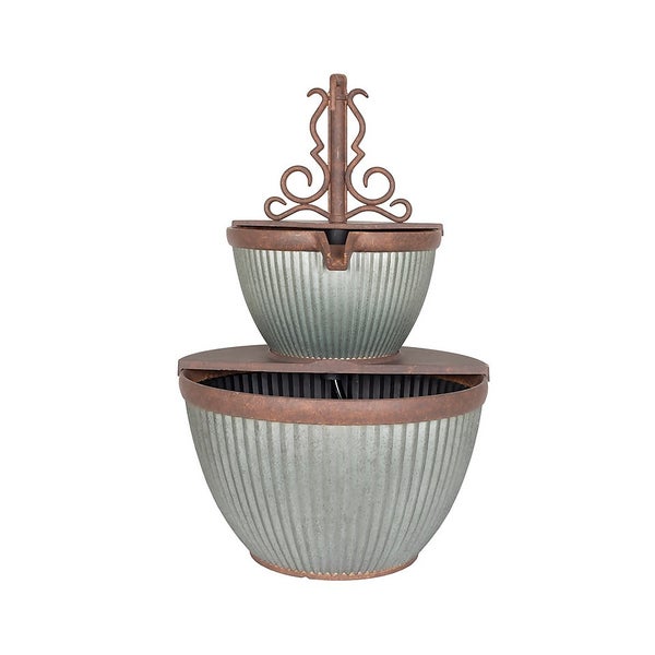 Stylish Fountain Irondale Pours Water Feature Homebase