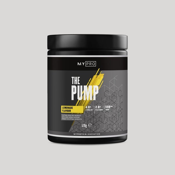 THE Pump Pre Workout No Added Caffeine Myprotein